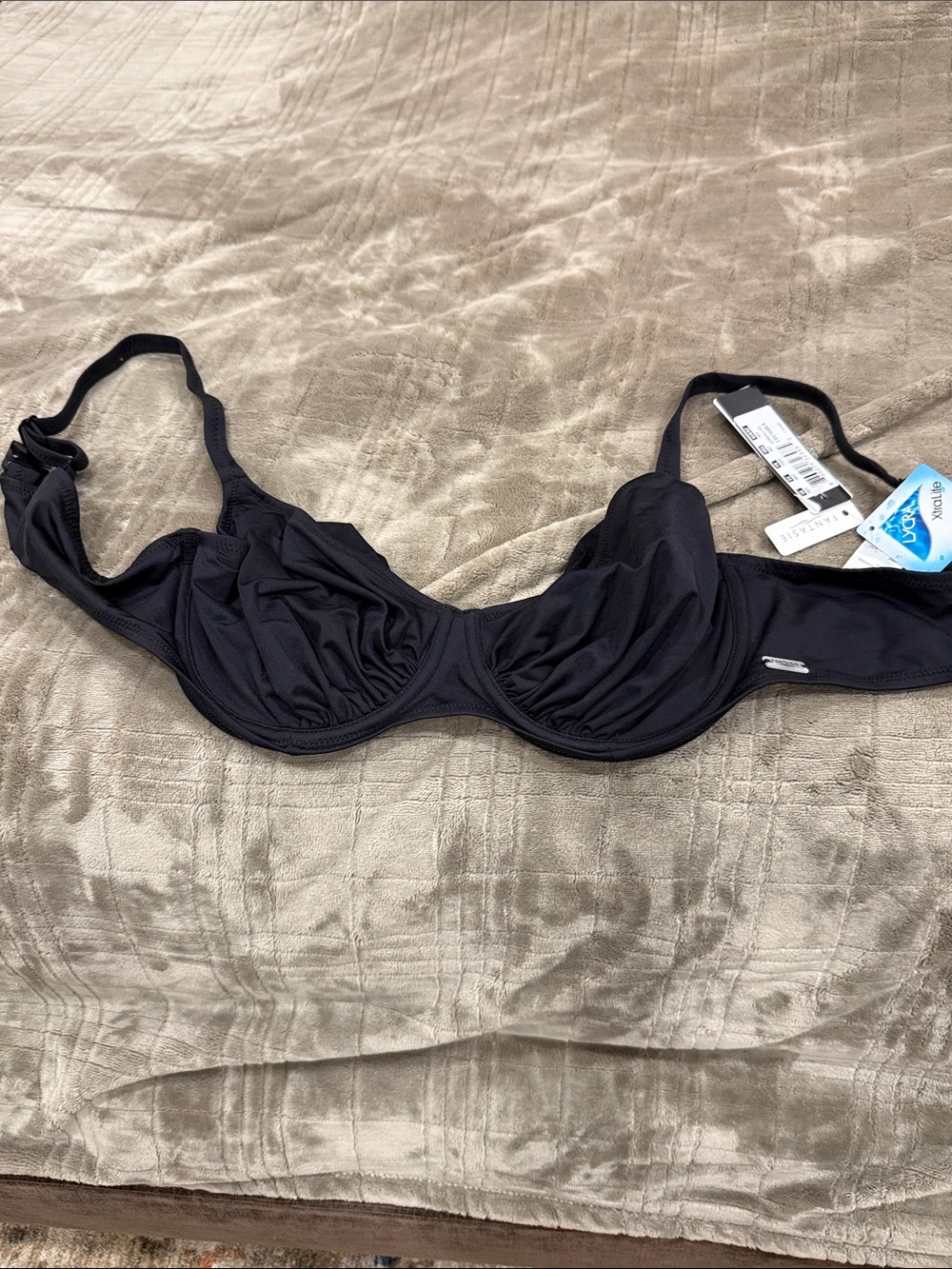 Fantasie Black Underwire Bikini Top
